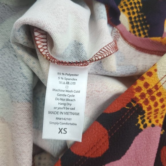 Lularoe Womens Cassie Multicolor Floral Simply Comfortable Pencil Skirt Sz XS - Picture 5 of 10